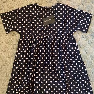Polkadot smock dress